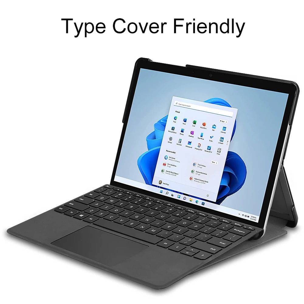 Smart Tablet Case Universal for Microsoft Surface Go 1 2 3 4 10.5 inch Filp Stand Cover Luxury PU Leather Auto Sleep Cute Funda