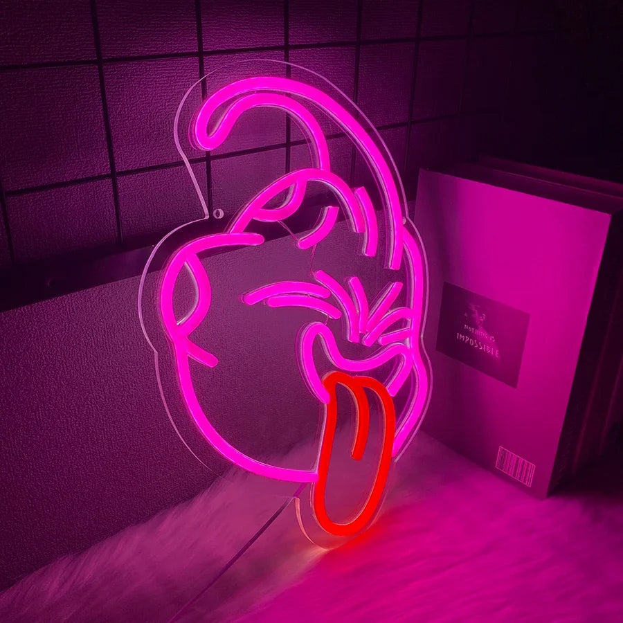 Gaming Neon Sign for Gamer Room Decor,USB Powered LED Anime Neon Signs for Kids Bedroom Game Room Man Cave Gifts