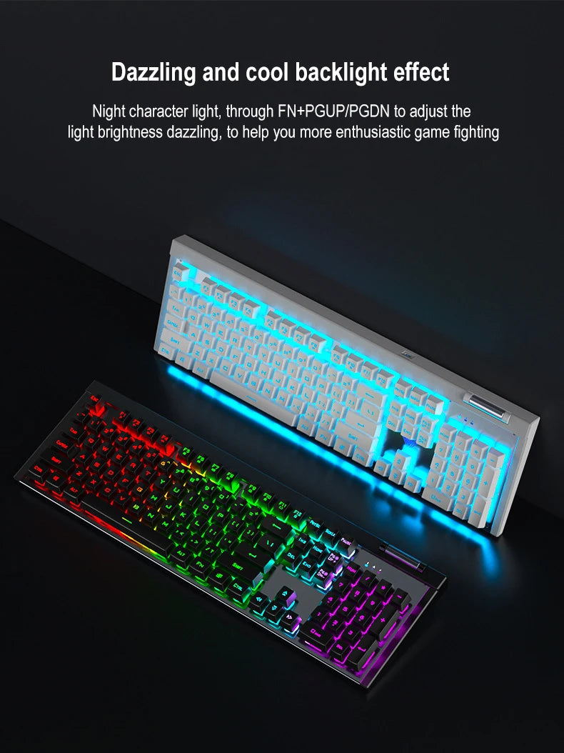 T610 Wireless Keyboard & Mouse Combo Rechargeable Notebook, Desktop Office, Home Gaming, E-sports Keyboard & Mouse