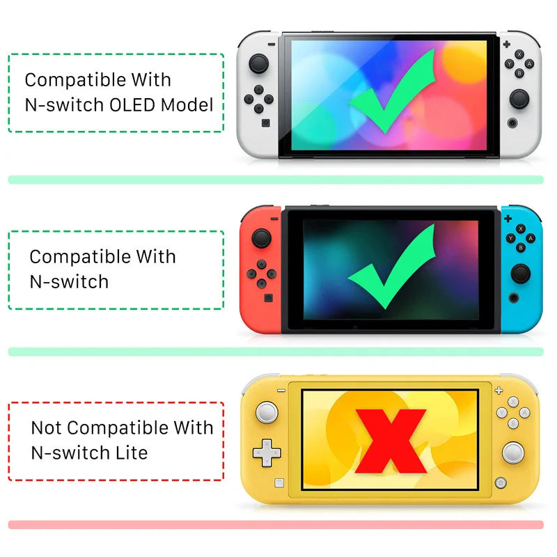 For Nintendo Switch 1/OLED Game Console Vertical Bracket Grip Flip Controller Gamepad Accessories For Switch Handheld Joystick