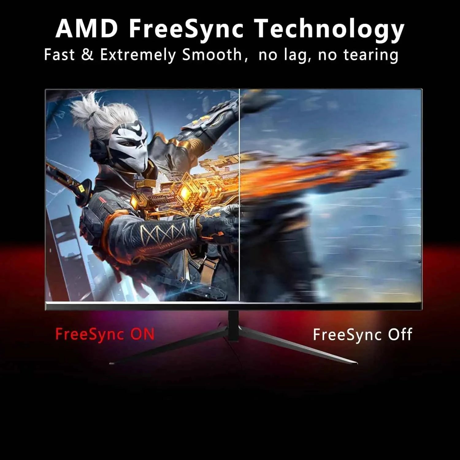 FYHXele 27 Inch Monitor 170hz 2K Gaming Display 1ms ADM-Free Sync 8 Bits 99%sRGB IPS Desktop LED Display HDMI DP HDR400