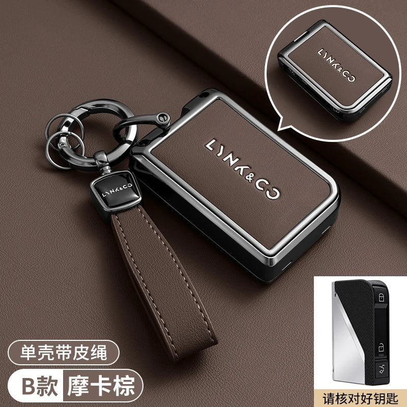 Car Key Cover Case Holder Remote Keyless Entry Car Accessories for LYNK&CO 05 01 02 03 06 Keychains Protection Key Fob