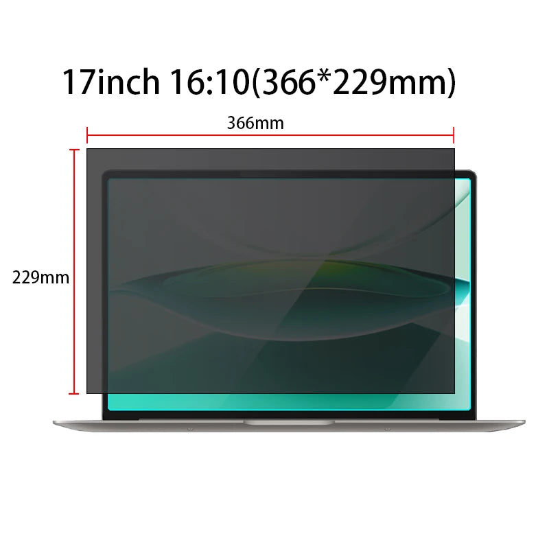 for 13/14/16/17/18 inch laptop privacy film customized size anti reflection and anti blue light radiation screen protector film