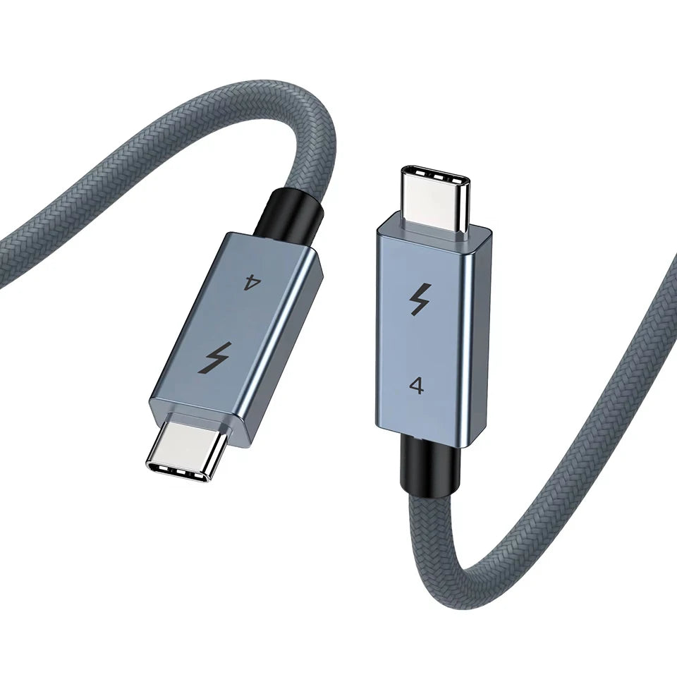 40gbps thunderbolt4 type c 240w USB4 fast charging cable 0.2m- 2m 3m thunderbolt 3 USB c data transfer cable 8K for MacBook Dock