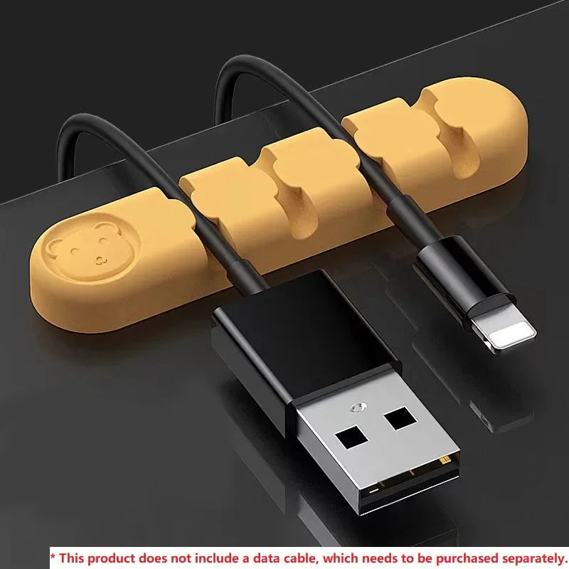Cable Holder Desk Tidy Organizer Cord Protector Cable Holder for Table Cute Cable Holder ZMLXQ03
