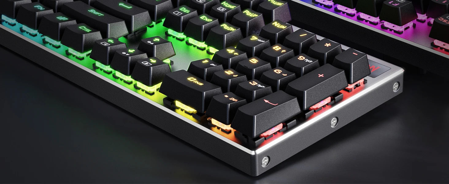Redragon K556 PRO Upgraded Wireless RGB Gaming BT/2.4Ghz Tri-Mode Mechanical Hot-Swap Linear Quiet Red Switch Keyboard