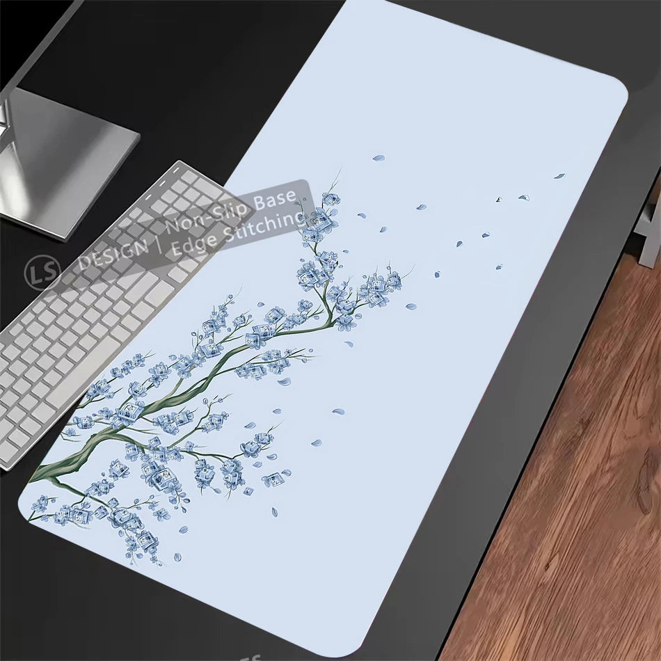 Japan Sakura Gaming Mouse Pad Xxl Various Colors Laptops  Cherry Blossom Mousepad Office Carpet Gamer Keyboard Computer Desks