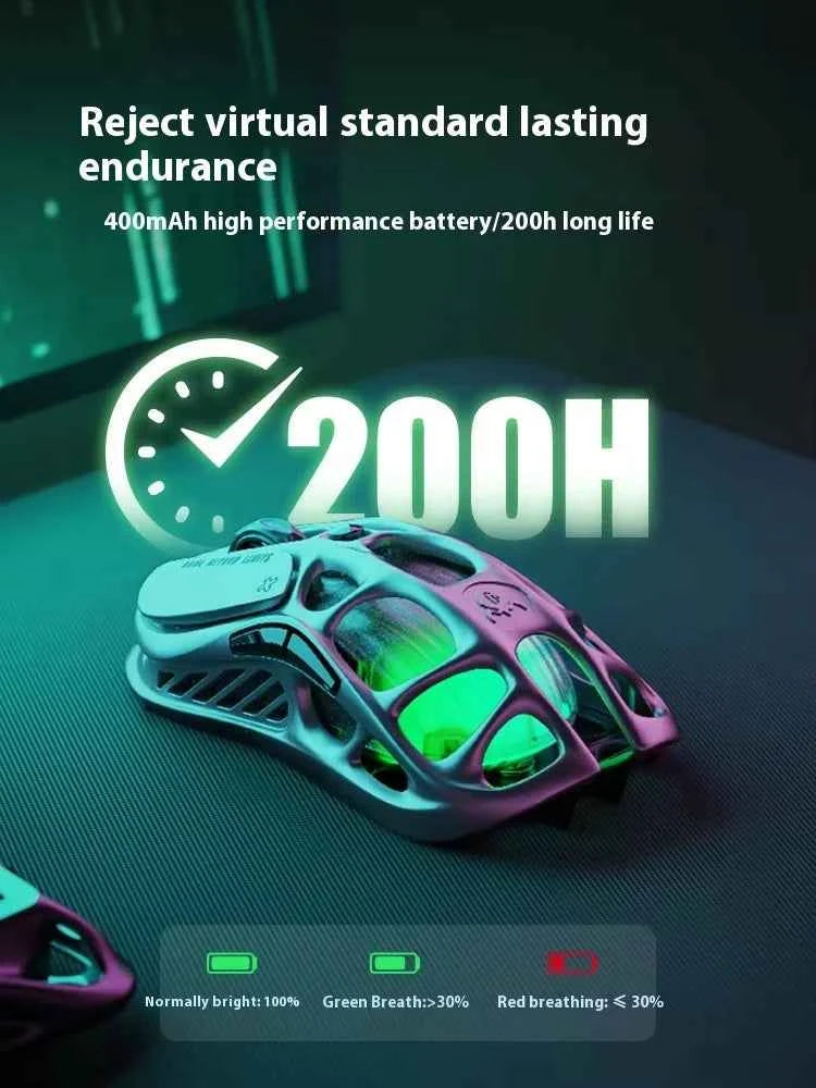 Gravastar X/X Pro Wireless Mouse Paw3950 8K Magnesium Alloy E-sports Tri-Mode Bluetooth RGB Gaming Mouse Lightweight Custom