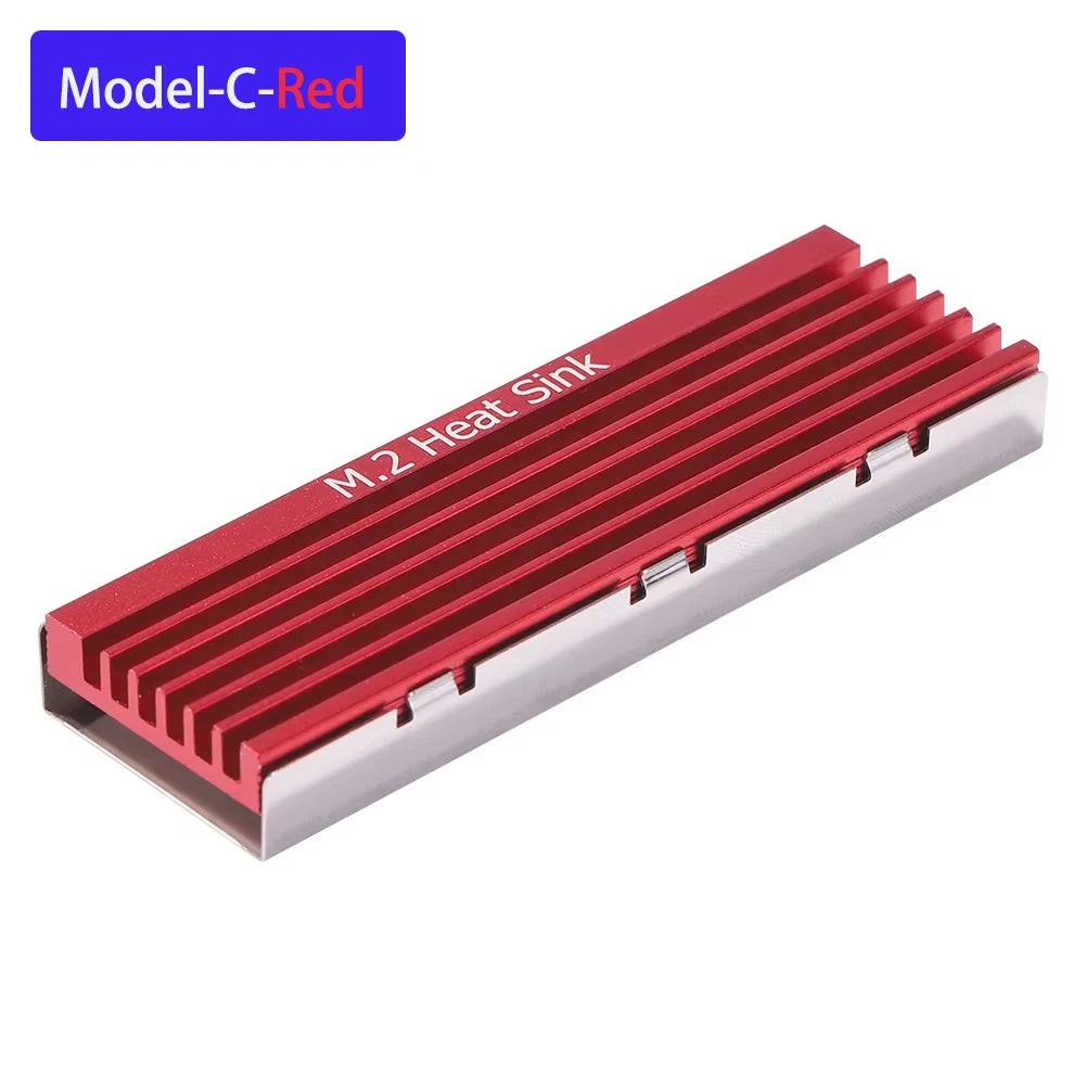 M.2 NVME 2280 Solid State Hard Disk Radiator Aluminum M.2 SSD Heat Sink M.2 SSD Cooler With Thermal Pad For PS5 Desktop PC
