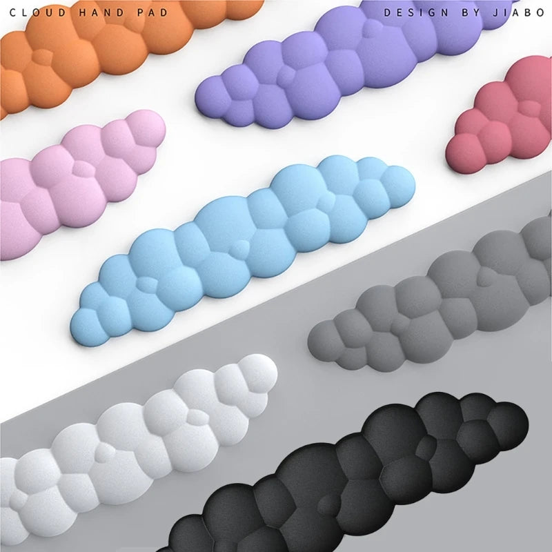 Cloud Shape Mouse Wrist Rest Pad PU Soft Hand Cushion Moves Anti-Slip Rubber Base With Wrist for Keyboard Mouse Drop Shipping