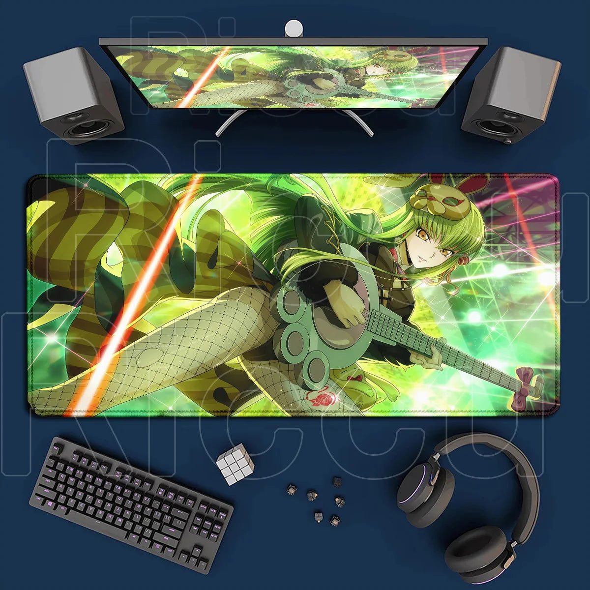 Code Geass Desk Mouse Pad XXL HD Printing Laptop Keyboard Mat Table Protector Carpet PC Gaming Accessories Lelouch CC Pretty Rug