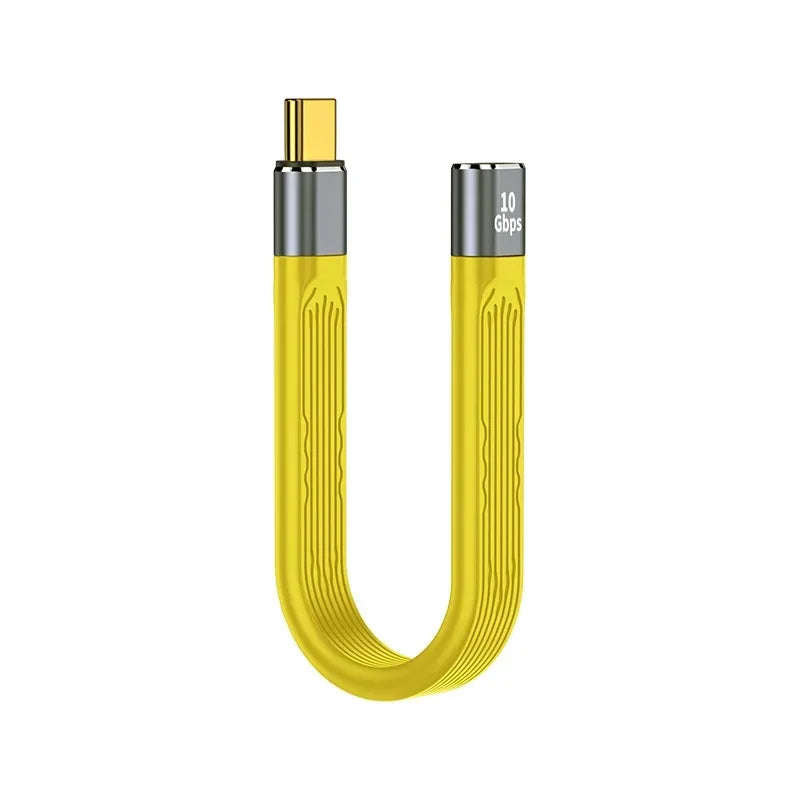 5A Fast Charging Short Cable PD 100W USB C to Type C Cable 40Gbps Data Cable Thunderbolt 3 4K@60Hz Cable For Laptop Cellphone