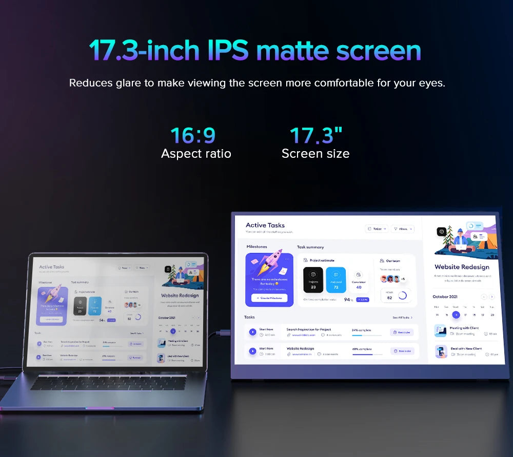 UPERFECT UColor J5 4K Portable Monitor 17.3