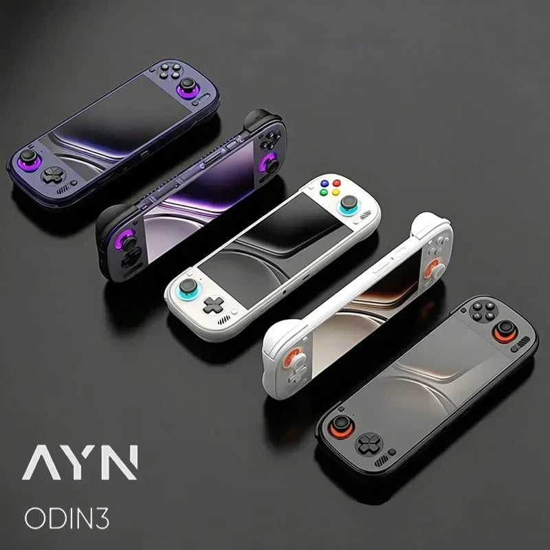 AYN ODIN3 Joystick/Trigger Pocket Player Console 6''IPS 1080P 120Hz AMOLED Video Game Console Support Wi-Fi7+BT6.0 Connect Game Battles Handheld Game Console Best Gift