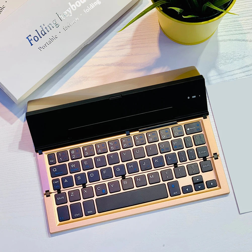 Wireless Folding Keyboard BT 5.1 Numeric Keypad for IOS Android Windows for Ipad Tablet Portable Mini Digital Keypad