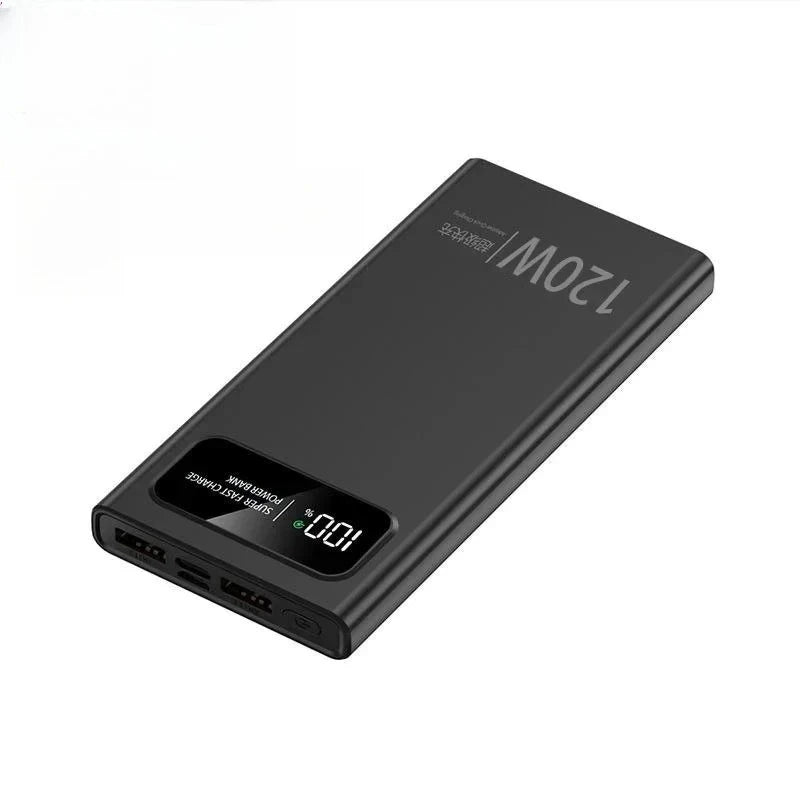 2026 CCC Certified 200000mAh 740Wh 120W Super Fast Charging Power Bank LED Digital Display Long Lasting for iOS Android Laptops