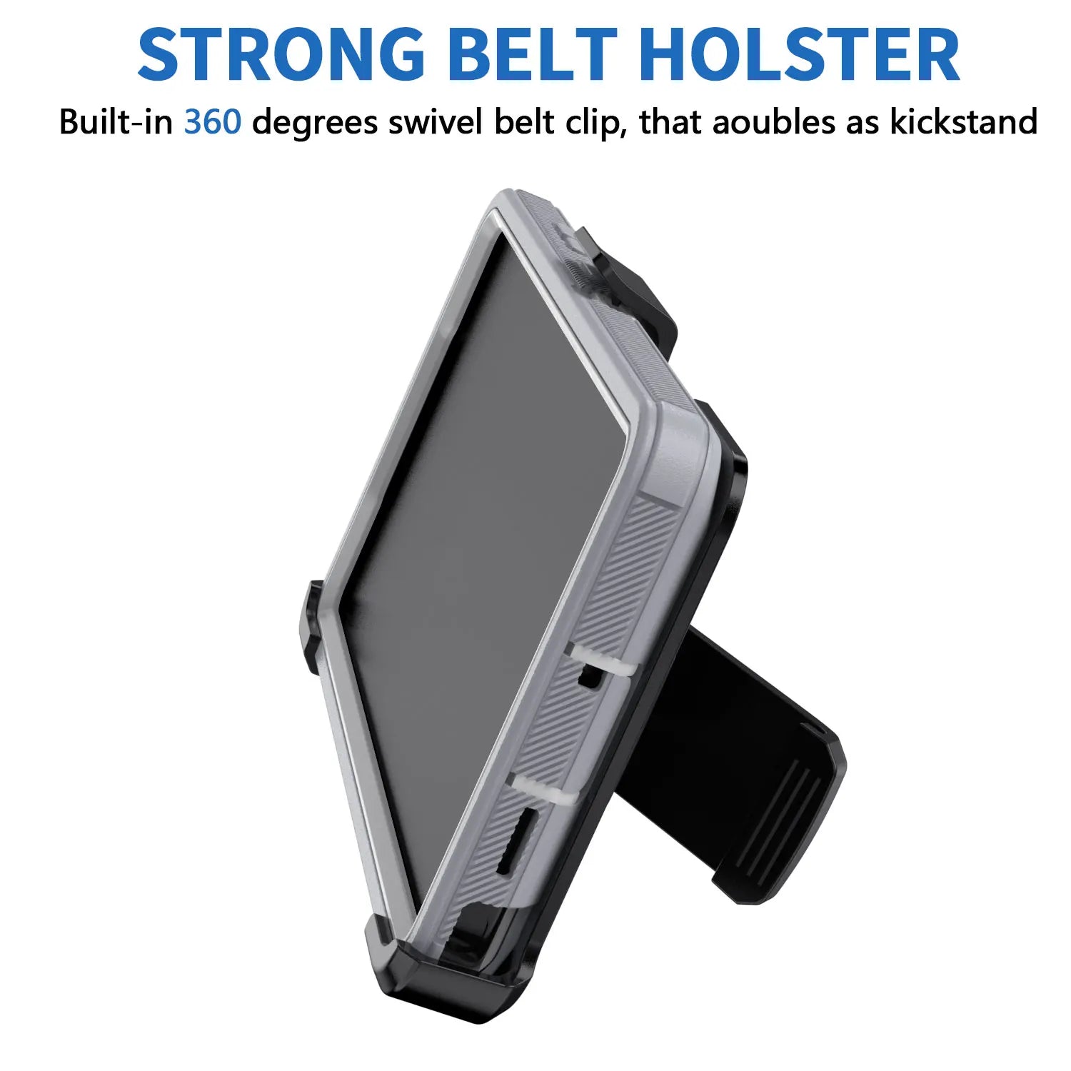 For Samsung Galaxy S25/S25 Plus/S25 Ultra/S25 FE/S25 Edge Phone Case Shockproof Heavy Duty Hybrid Rugged Cover With Belt Clip