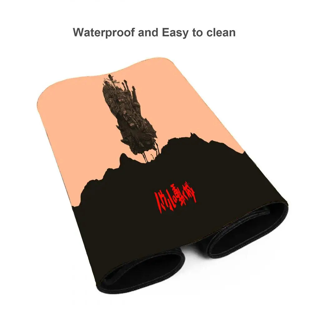 Mouse Pad Anime Street Kawaii Mousepad Laptop Gaming Accessories Keyboard Pad PC H-Howls Moving C-Castle Gamer Desktop Mouse Mat