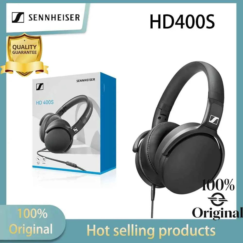 Sennheiser HD400S Headphones Head Mounted Wired with Microphone  Esports Games Closed Ear Pack Low Bass Noise Reduction