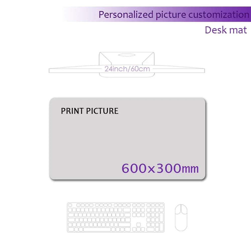 Play Mat Custom Mouse Pad Printed Desk Mat, Personalized Gaming Mat, Gaming Gifts for Gamers Mousepad Personalized TCG Playmats