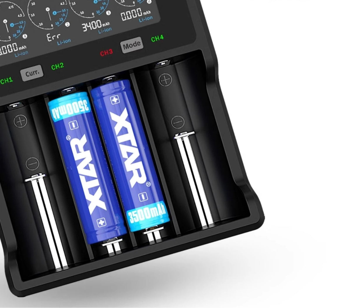 Original NEW XTAR VC4SL Battery Charger Type-C QC3.0 Fast Charge LCD Screen Display Ni-MH Li-ion 18650 AA/AAA Batteries Charger