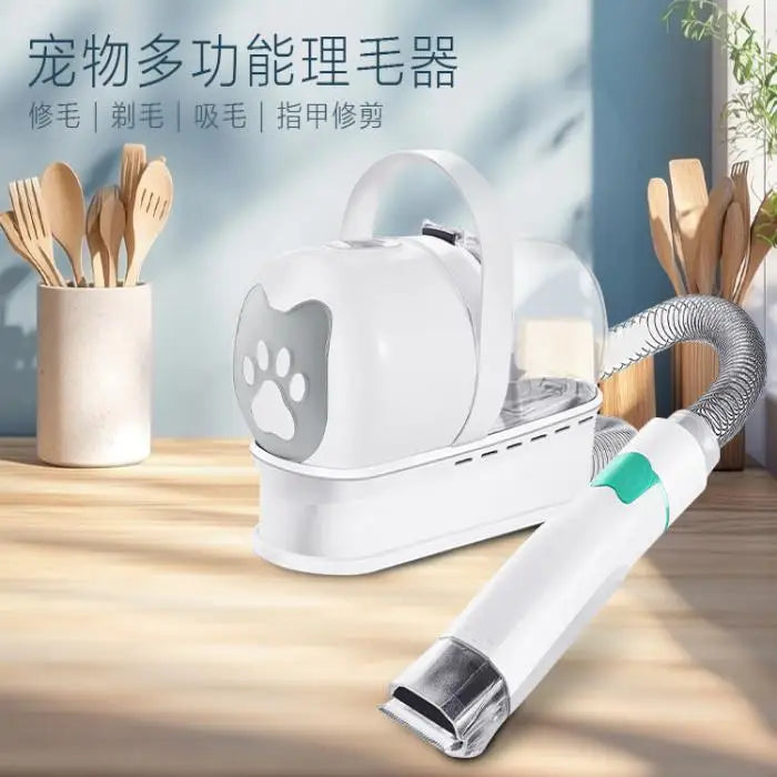 7-in-1 Multifunctional Pet Grooming Kit, Vacuum, Trimmer & Shaver All in One for Dogs & Cats