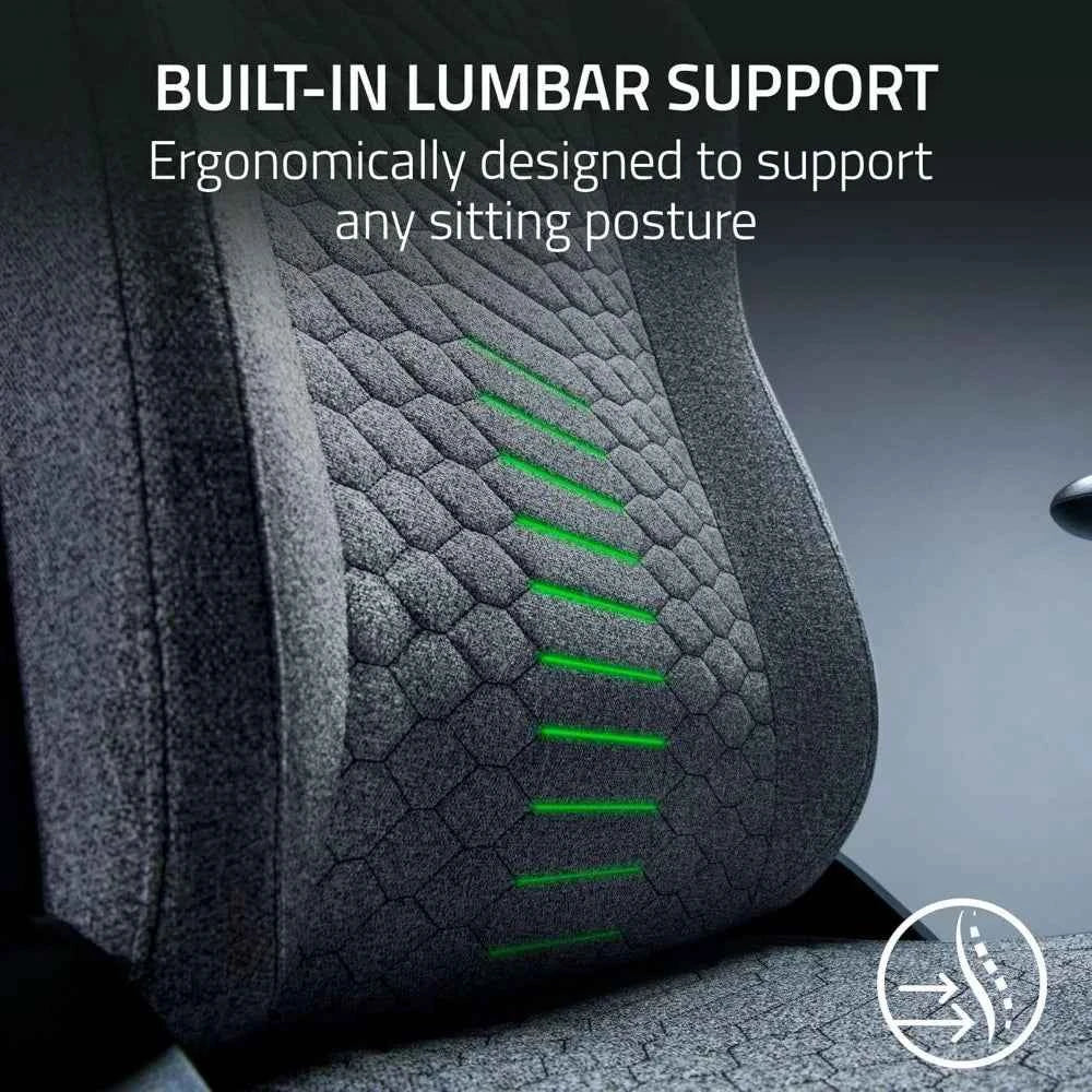 Razer Iskur V2 X Ergonomic Gaming Chair: Enhanced Lumbar Support, Expanded Seat, High-Density Foam, Adjustable 152 Degrees