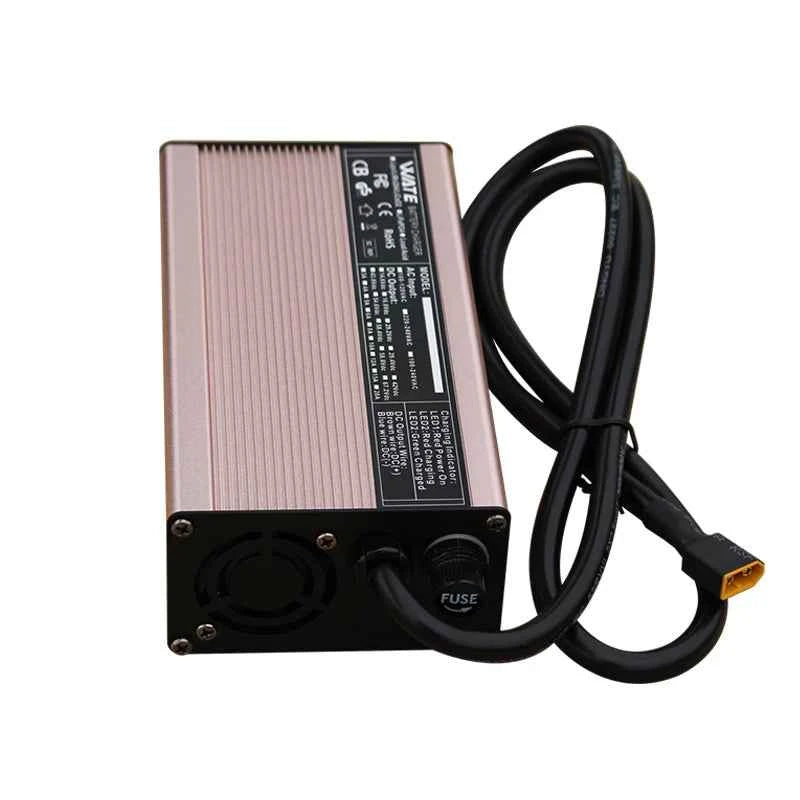 14.6V 25A Lifepo4 Charger 4S 12VCharger For Lithium iron Phosphate Battery Pack Smart Aluminum case