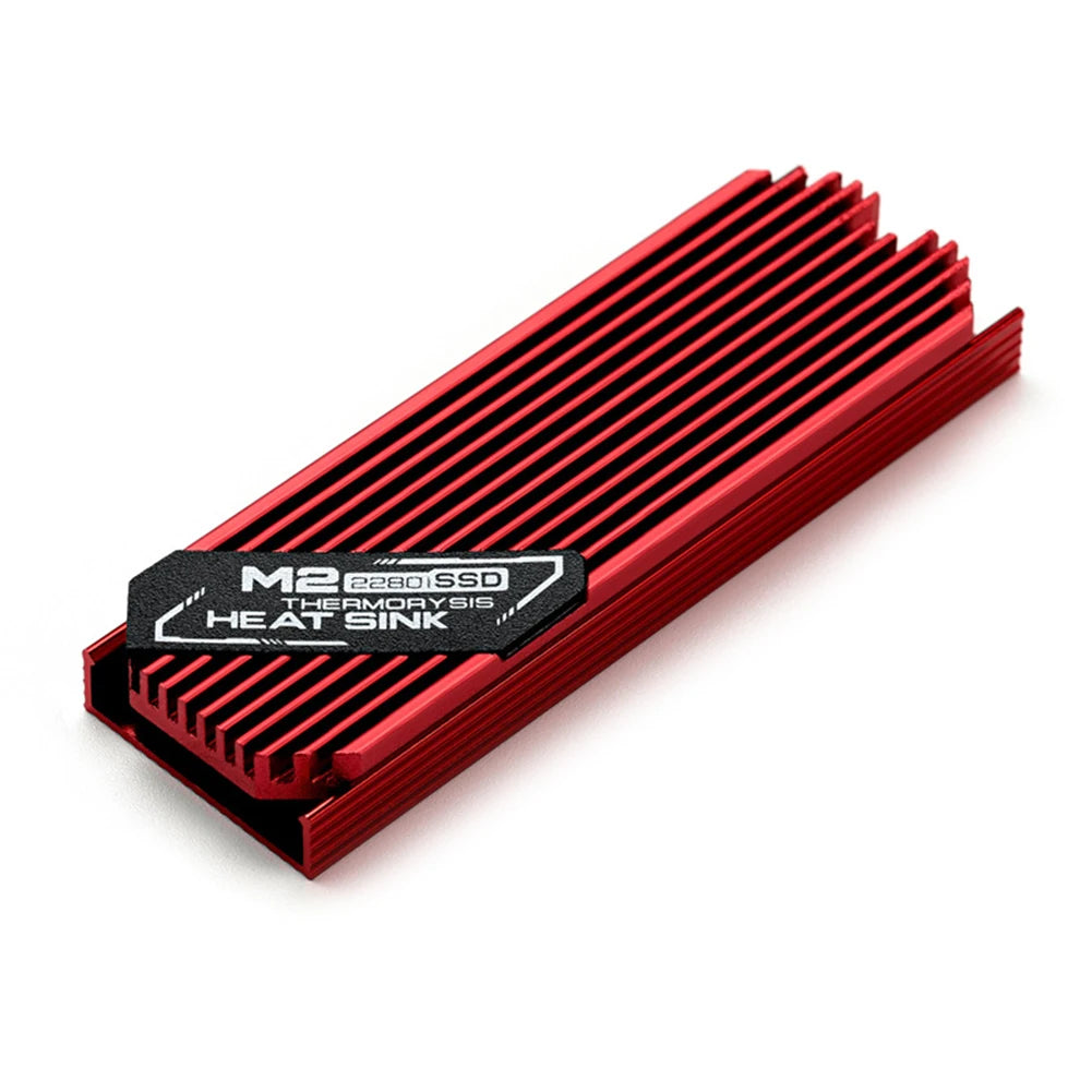 M.2 NVME 2280 Solid State Hard Disk Radiator Aluminum M.2 SSD Heat Sink M.2 SSD Cooler With Thermal Pad For PS5 Desktop PC