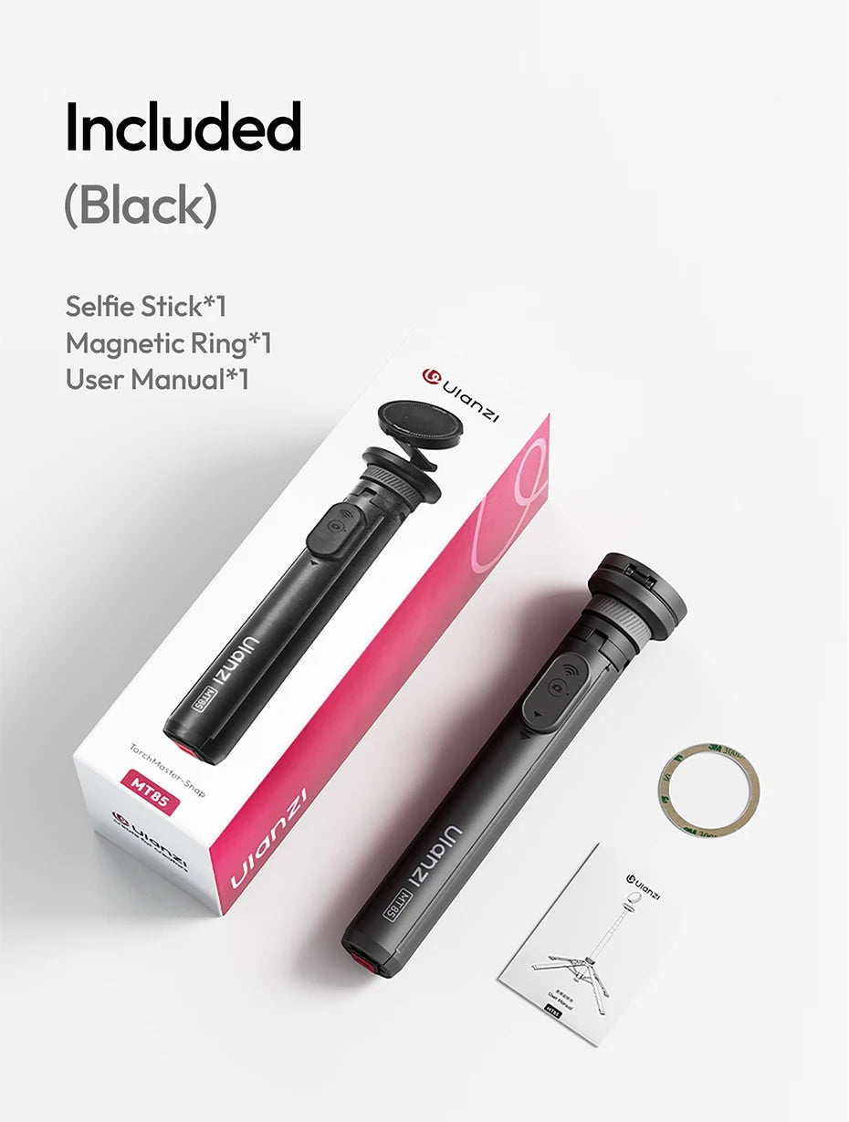 Ulanzi MT85 Automatic Phone Tripod Magsafe Dual-Side Magnet with 10m Wireless Control for Outdoor Travel Selfie Stick Livestream