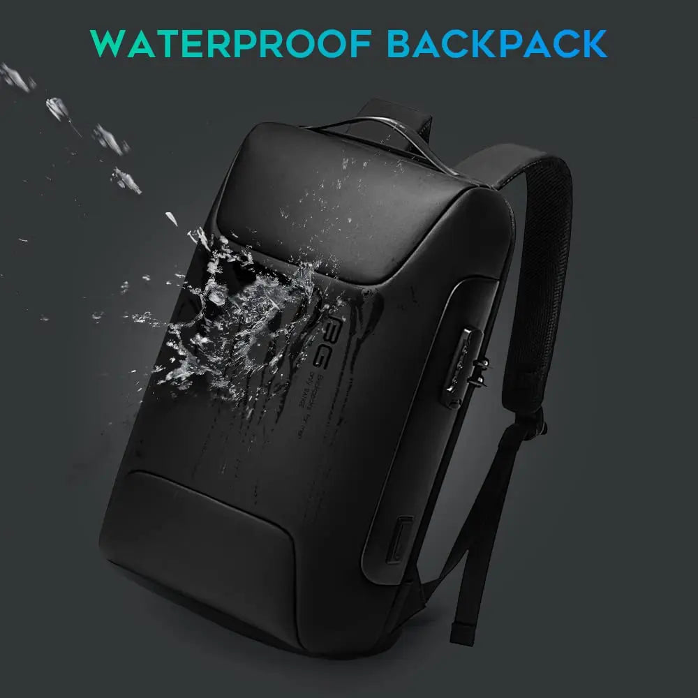 BANGE Anti-Thief 15.6 inch Laptop Backpack with Lock Multifunctional Backpack WaterProof for Business Shoulder Bags for Travel
