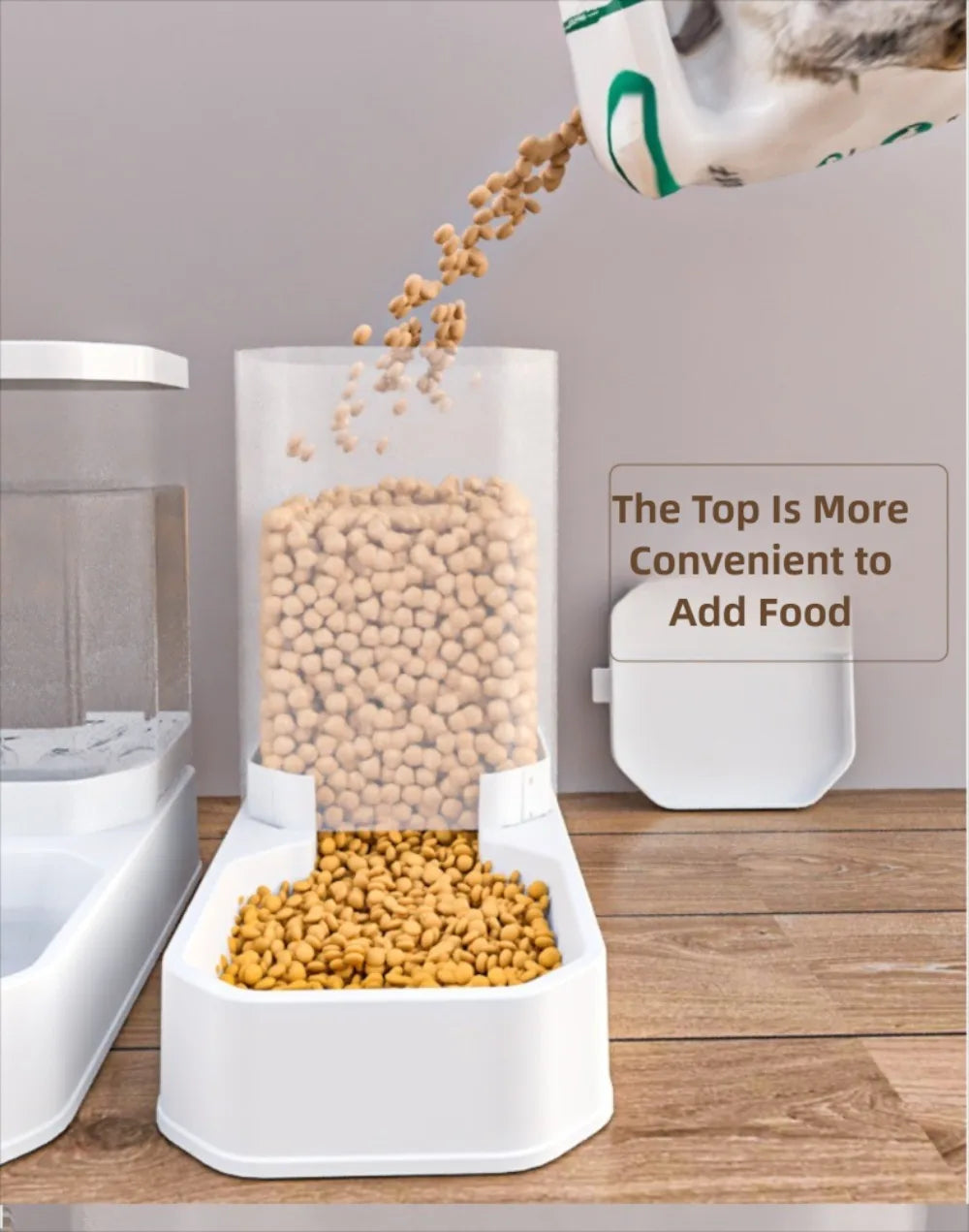 Automatic Cat Feeder Large Capacity 3.3L Pet Water Dispenser Stable Pet Supplies Cat Food Dispenser for Cats and Dogs