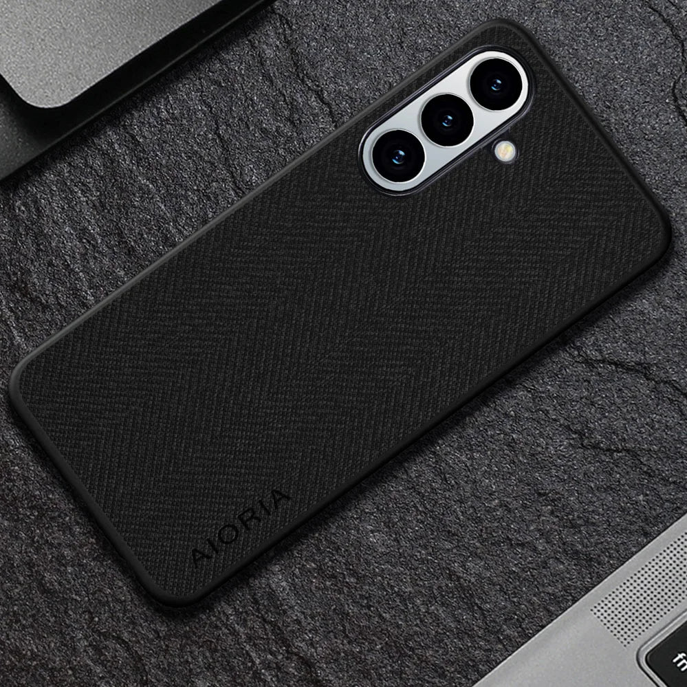 Case for Samsung Galaxy S26 coque Luxury textile Leather soft phone cover funda for samsung galaxy s26 case capa