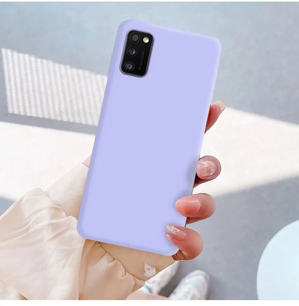 Liquid Soft Silicone TPU Case For Samsung Galaxy S20 S21 S22 S23 Plus Note 20 Ultra S21 FE 5G Back Cover Cases