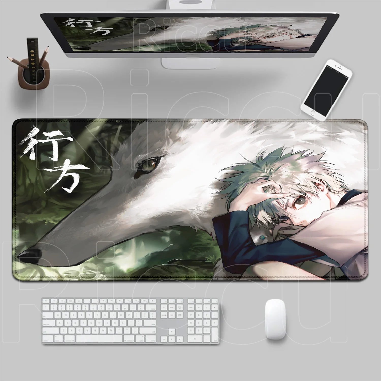 New Hxh Large Mousepad Hunter X Hunter Mouse Pad XXL Gaming Accessories Office Gamer Keyboard Desk Mat Non-Slip Laptop Anime Rug