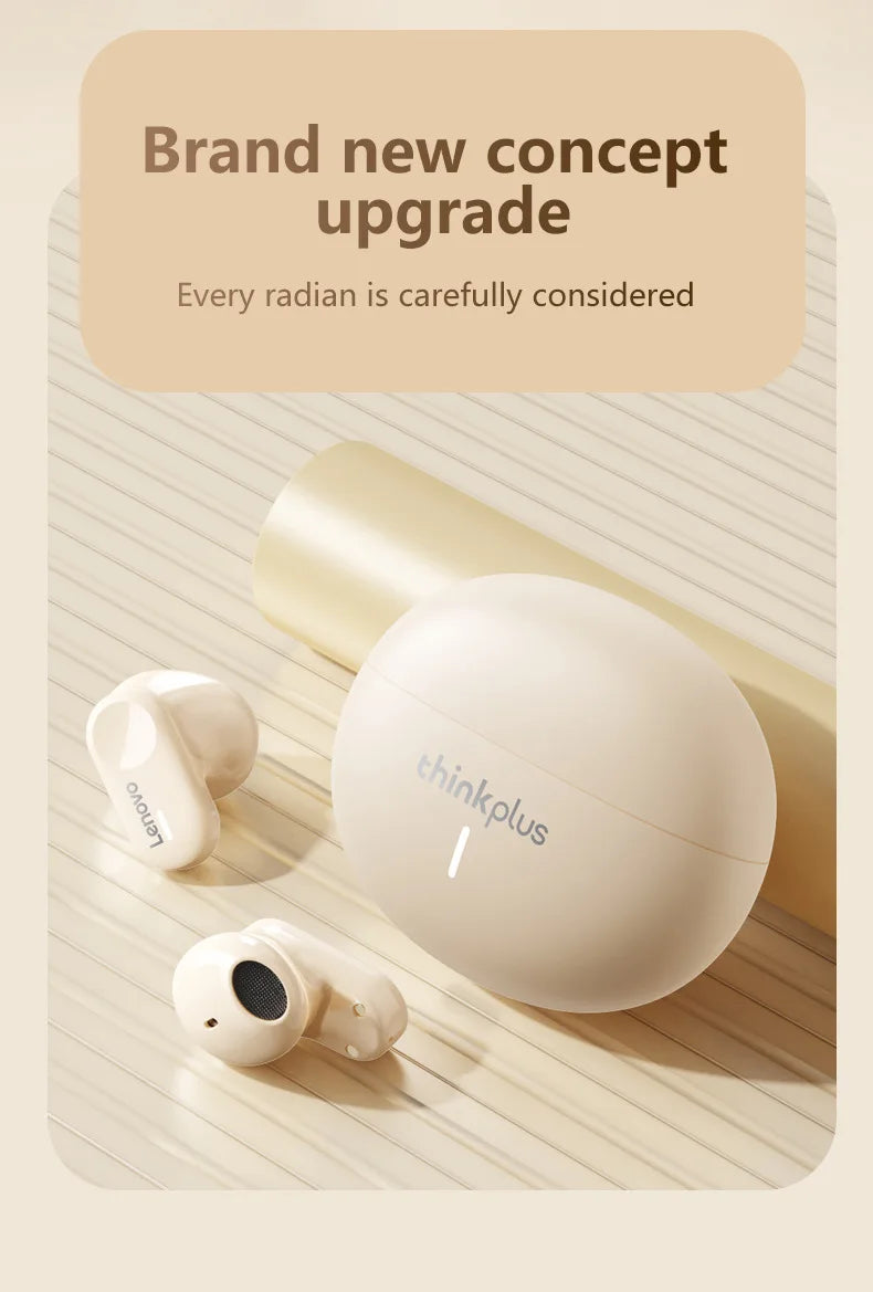 New Original Lenovo LP19  Bluetooth 5.1 Earphones TWS Sports Headphones Wireless In-Ear Earbuds Dual HD Microphone Headset