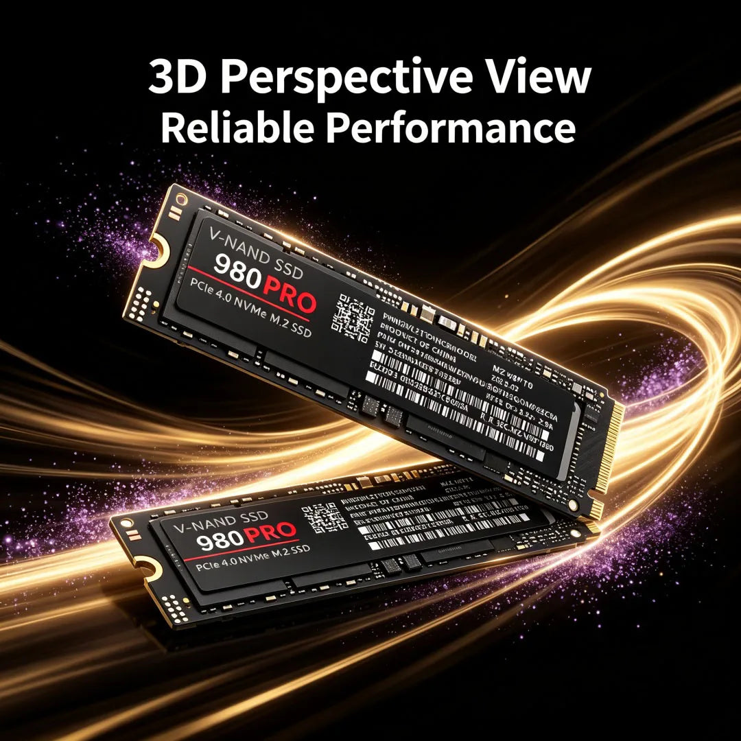 980 Pro M2 2280 NVMe High Speed SSD Hard Disk 1/2/4TB Option, High Read Write Speed Solid State Drive Perfect for PS5 Gaming Mac