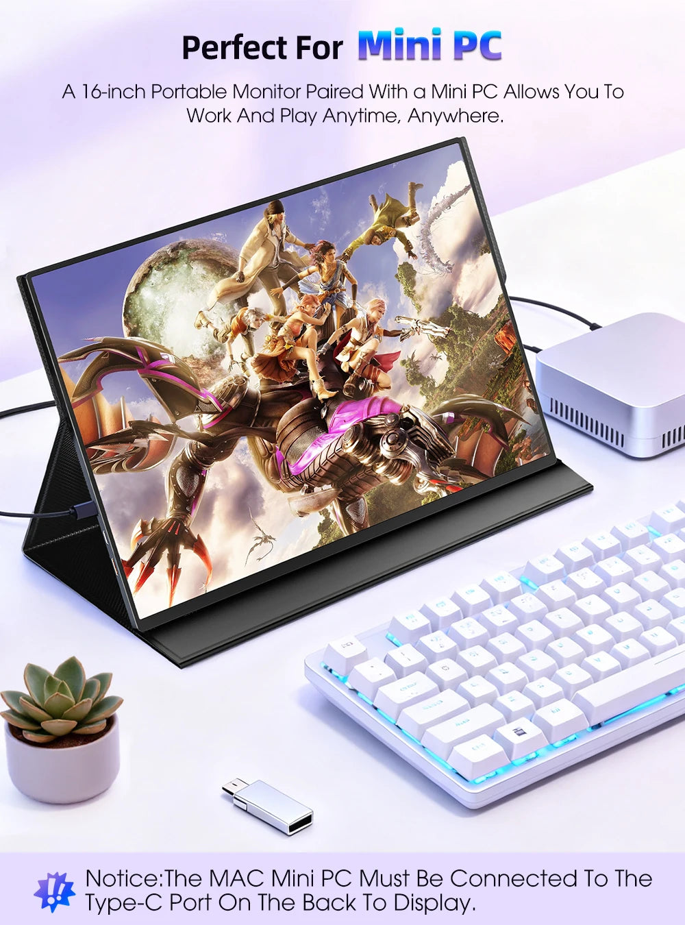 UPERFECT 2.5K Portable Monitor 16