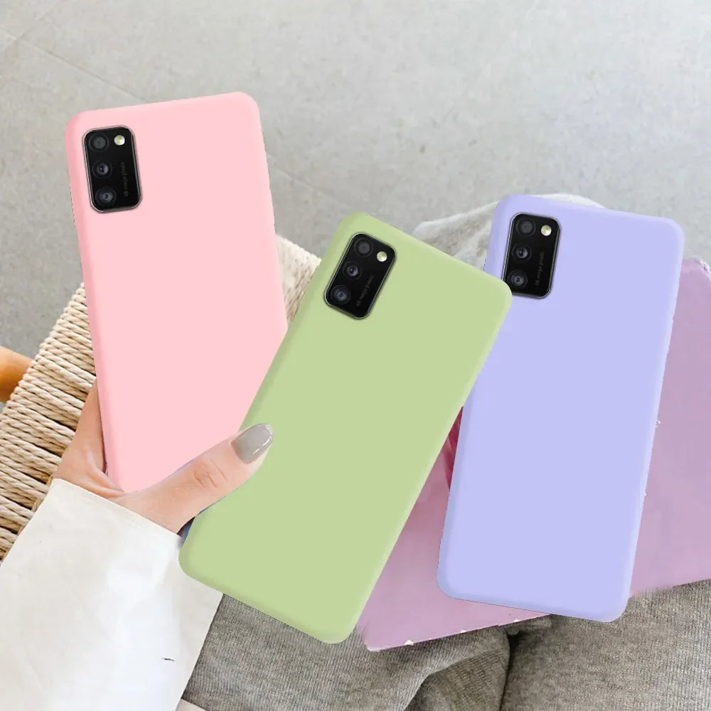 Liquid Soft Silicone TPU Case For Samsung Galaxy S20 S21 S22 S23 Plus Note 20 Ultra S21 FE 5G Back Cover Cases