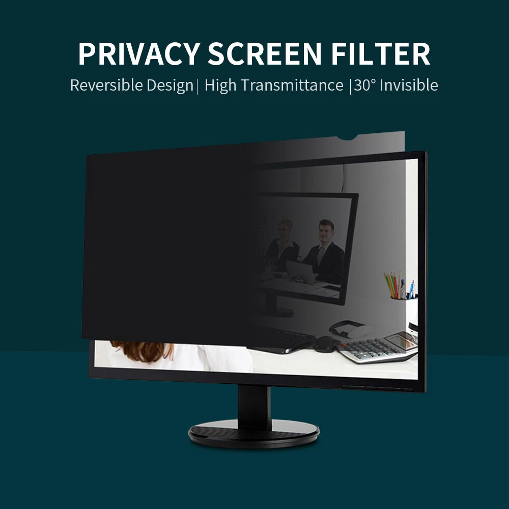 Privacy PET Screen Filter Reversible High-transmittance 30° Invisible Anti-UV Anti-glare Film for 34'' Monitor 21:9 Aspect Ratio