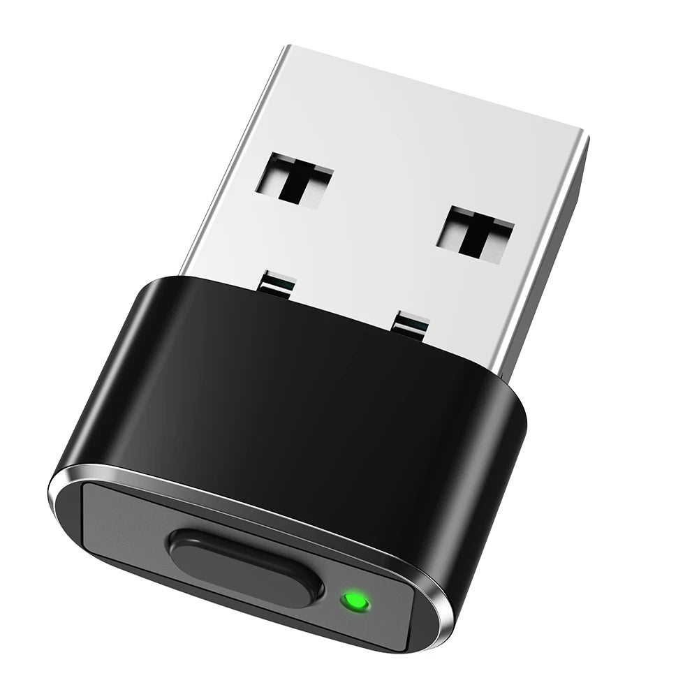 1-3Pcs Mini Automatic Mouse Jiggler Mover ON/Off Button USB Mouse Movement Simulator Undetectable Plug Play for Laptop Desktop