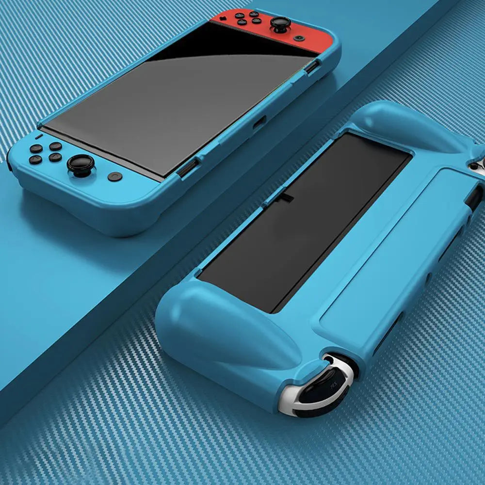 Protective Case Silicone Soft Shell Game Skin Protective Case for Nintendo Switch OLED Game Console Accessories
