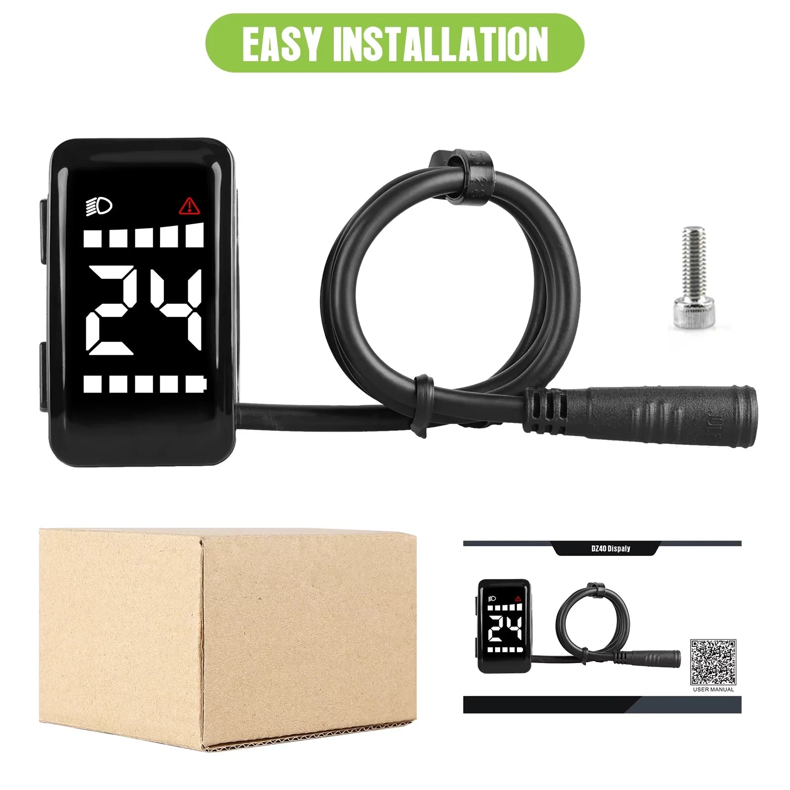 Bafang UART Display Protocol LCD Instrument 36V 48V 52V EKD01 Bluetooth Computer DZ40 DPC18 SW2-M58 for Hub Mid Motor Ebike Kits