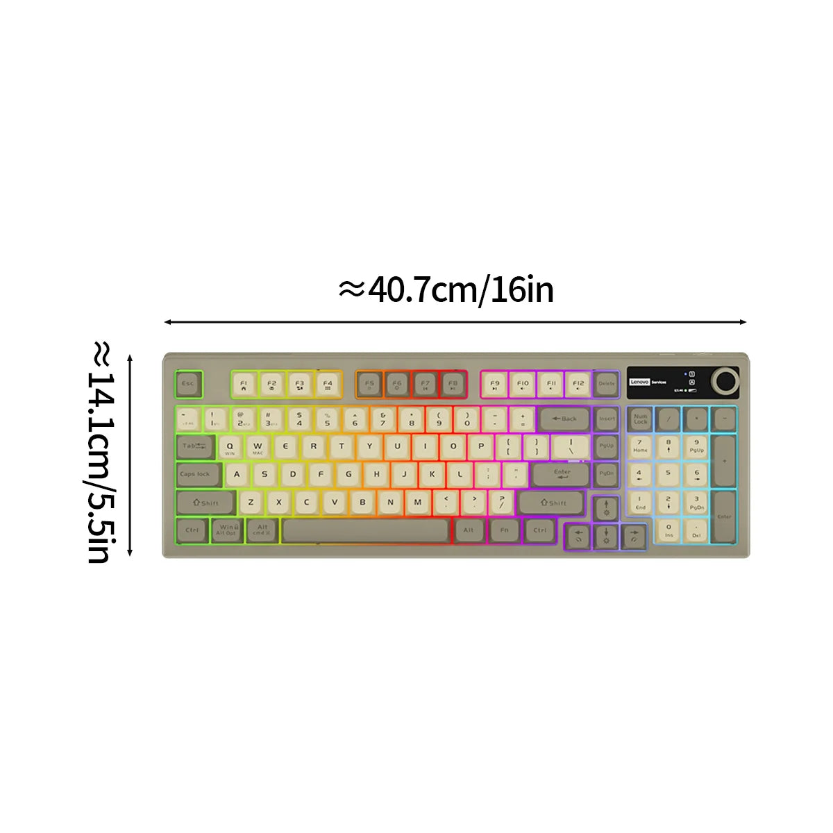 Lenovo K280 Tri-Mode Wireless Multi-Device Switching Keyboard