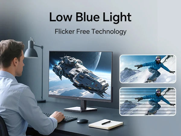 KTC 27 Inch Computer Monitor - QHD (2560 x 1440) Display, Up to 120Hz Monitor, IPS Panel H27D9