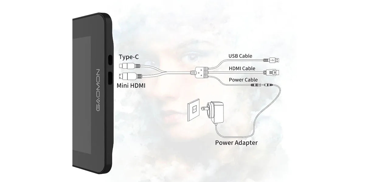 GAOMON PD1161 IPS HD Graphics Drawing Display Digital Tablet Monitor With 8 Shortcut Keys & 8192 Levels Battery-Free Pen