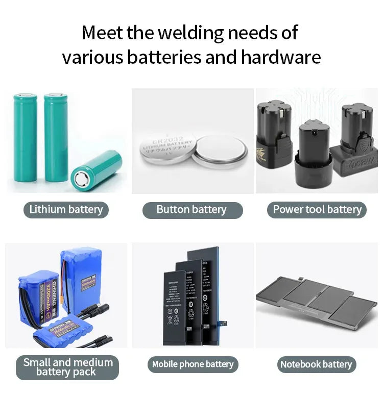 Spot Welder 18650 Battery Mini Spot Welder Storage Digital Display Storage Energy Pulse Spot Welding Machine 10.6KW