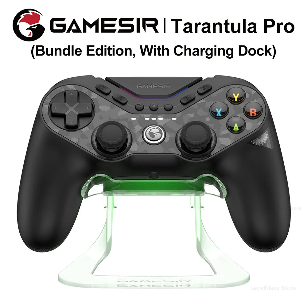 GameSir Tarantula Pro T3 Pro Wireless Gaming Controller with Gamesir Mag-Res TMR Sticks RGB Lighting Effect for Switch PC IOS