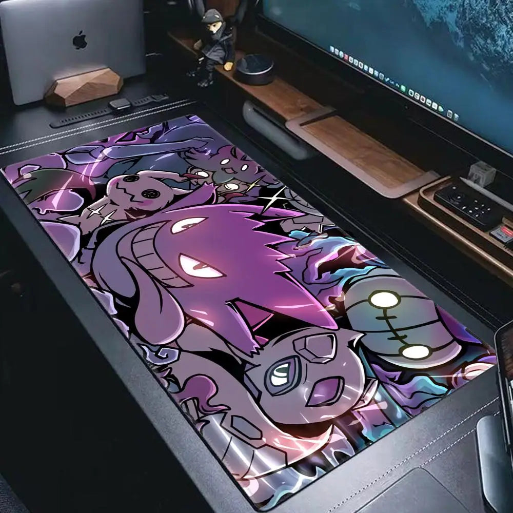 P-Pokemon-Gengar Grande Mousepad Large Gaming Mouse Pad LockEdge Thickened Computer Keyboard Table Desk Mat - WinSupport Tech