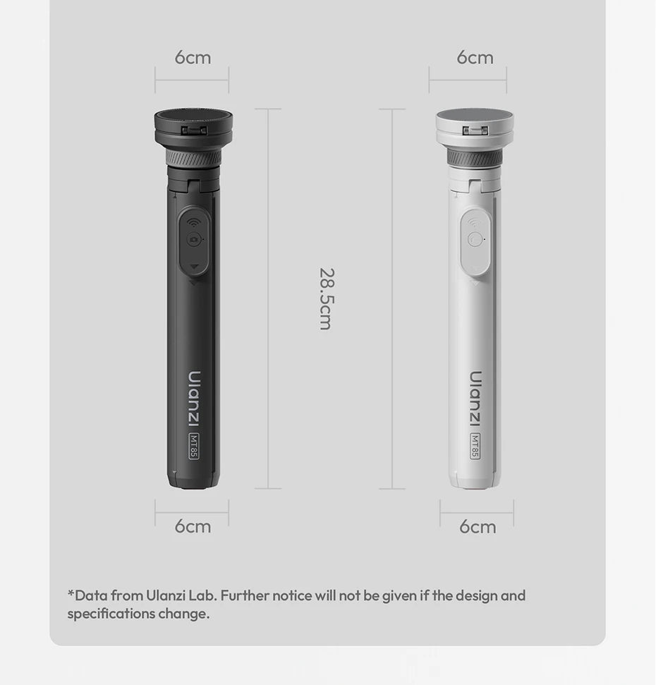 Ulanzi MT85 Automatic Phone Tripod Magsafe Dual-Side Magnet with 10m Wireless Control for Outdoor Travel Selfie Stick Livestream